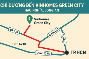 Đường đi Vinhomes Green City Đức Hòa Long An – Chỉ dẫn chi tiết từ TP.HCM